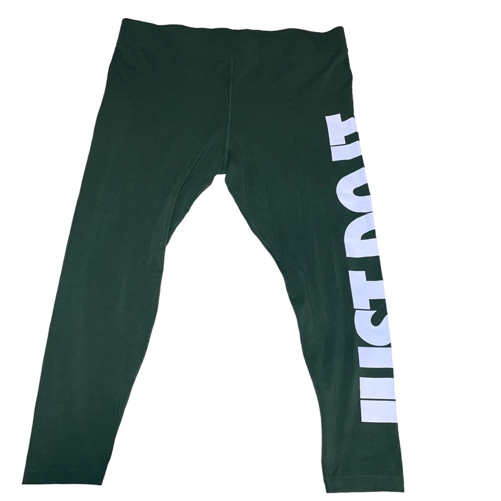 Nike just do it leggings 2X army green